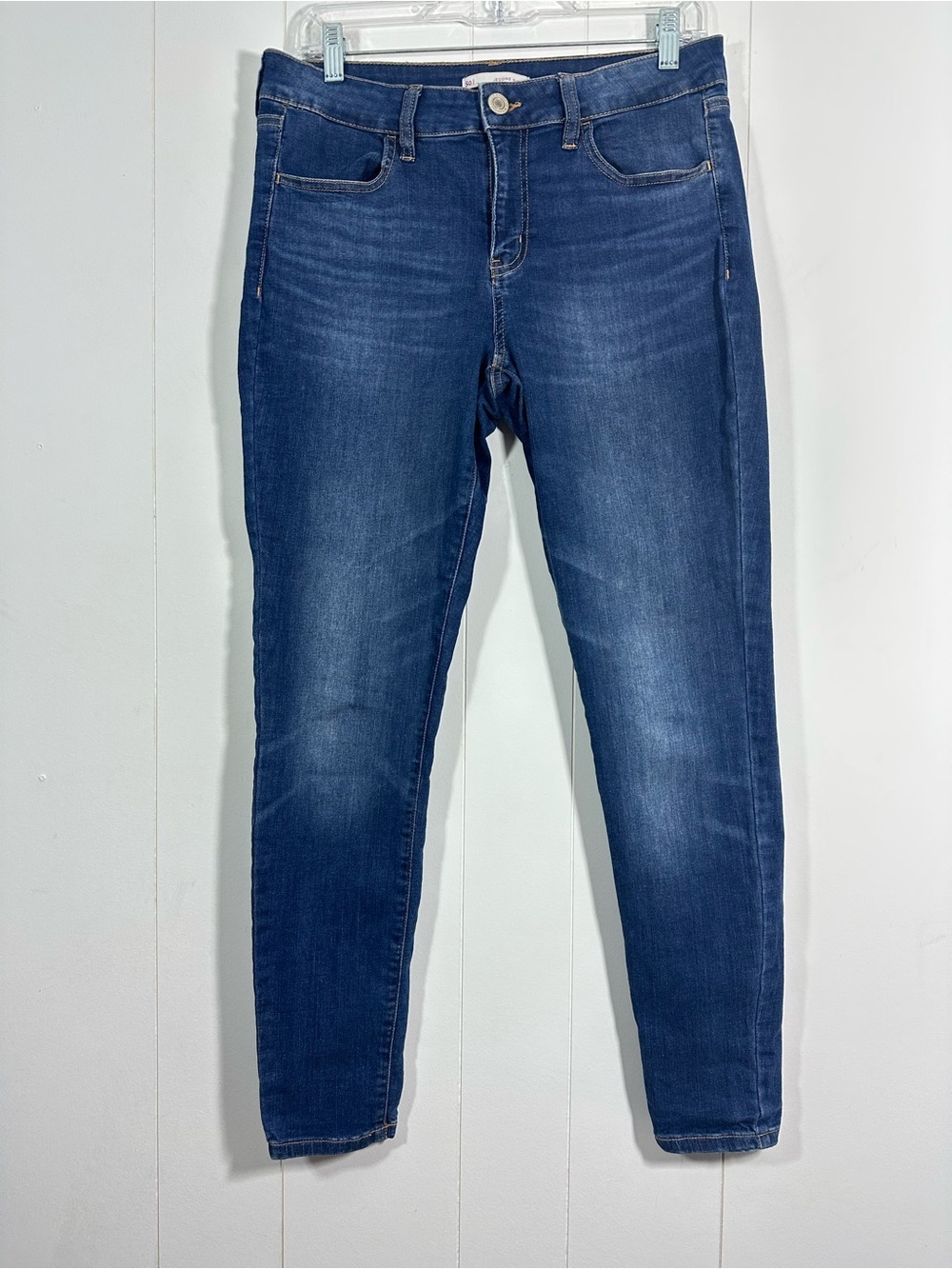 So Jeans Juniors Sz 11 /30W Blue Dark Wash Jegging Cotton Blend Skinny